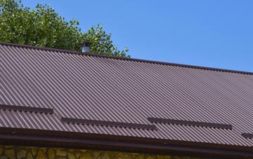 typical Haymoor Green corrugated roof uses